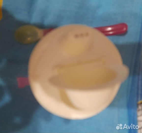 Поильник новый и ложечка