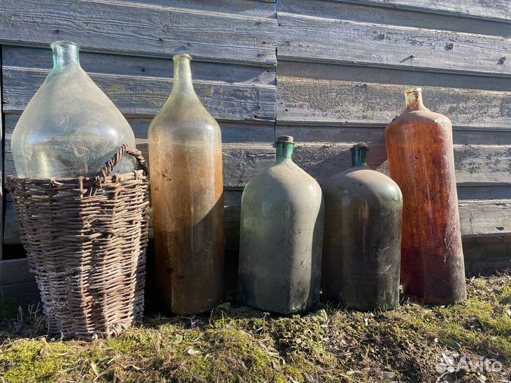 Бутыли старинные