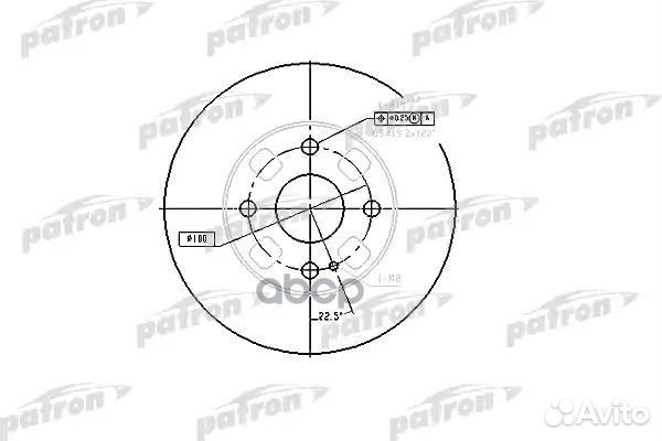 Диск тормозной передн mazda: 323 F VI 98-04, 32