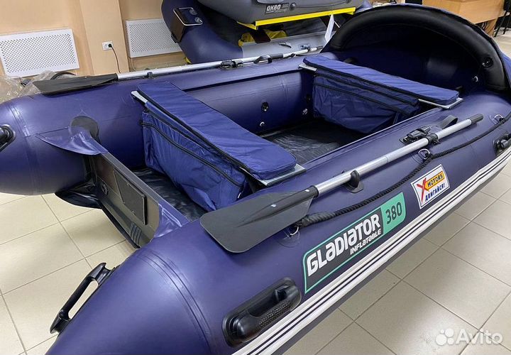 Надувная лодка gladiator E380 AIR С нднд (X-motors