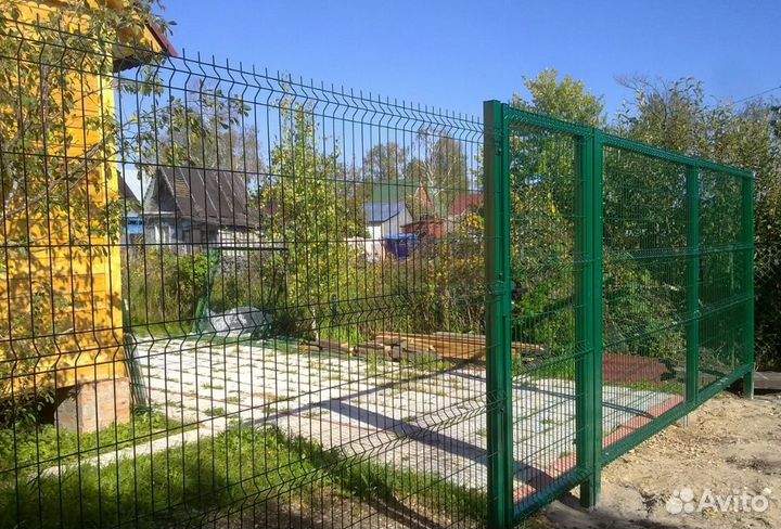 Забор из 3D сетки за 1 день под ключ