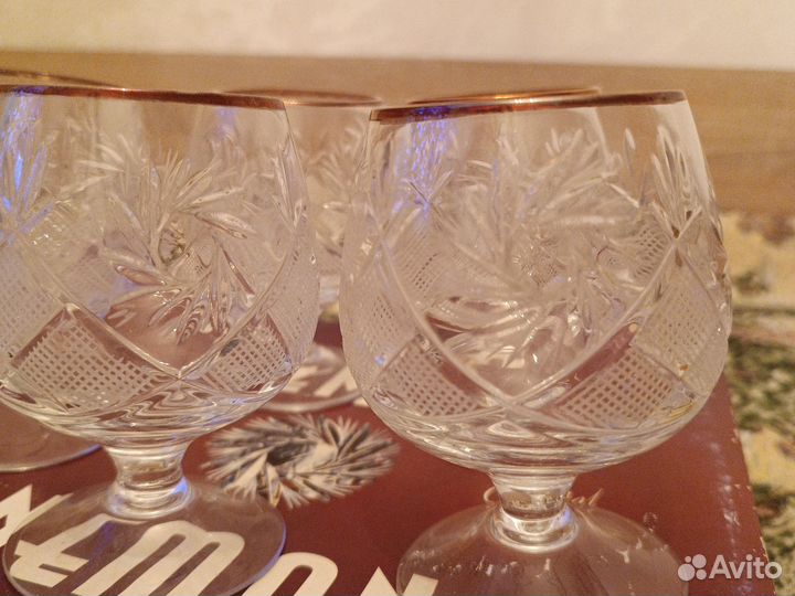 Фужеры хрустальные