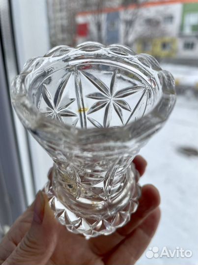 Ваза Хрустальная чехия