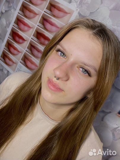 Наращивание ресниц модель