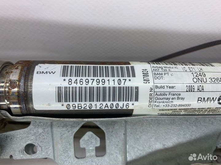 Подушка безопасности боковая (шторка) левая Bmw X6