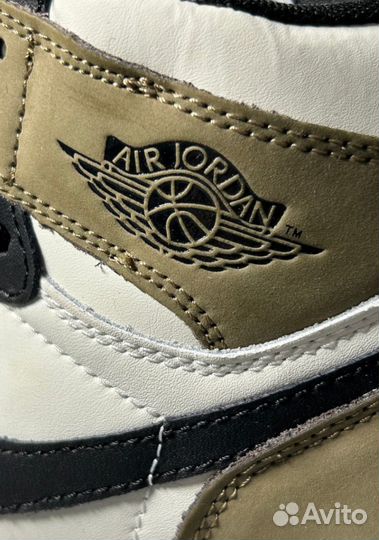 Кроссовки Air Jordan 1 Mocha с мехом