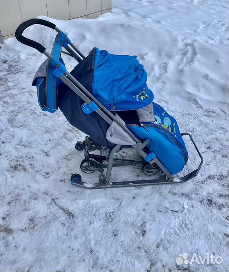 Санки коляска ника