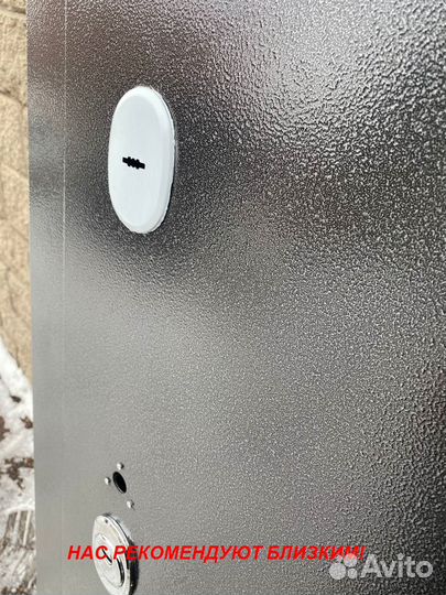 Толстая дверь металлическая в дом