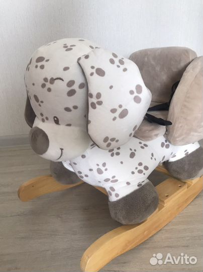 Детская игрушка качалка собачка