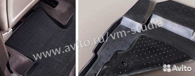 Ковры резиновые в салон на Ssang Yong Kyron