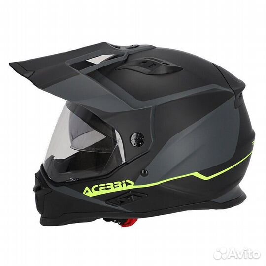 Acerbis Reactive 2206 Мотошлем Black Grey Черный