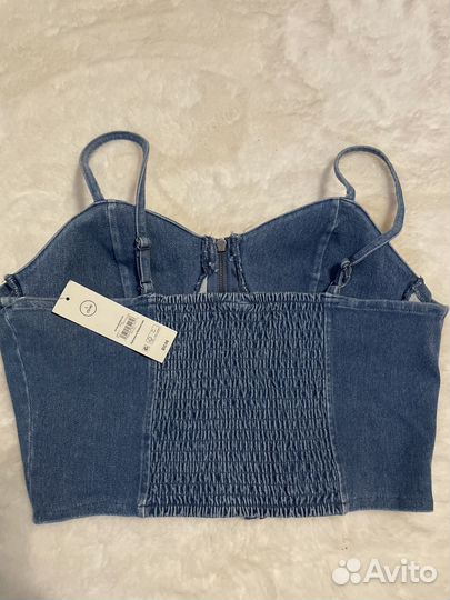 Джинсовый топ