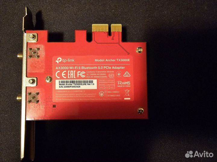 Wi-Fi адаптер + Bluetooth TP-link Archer TX3000E