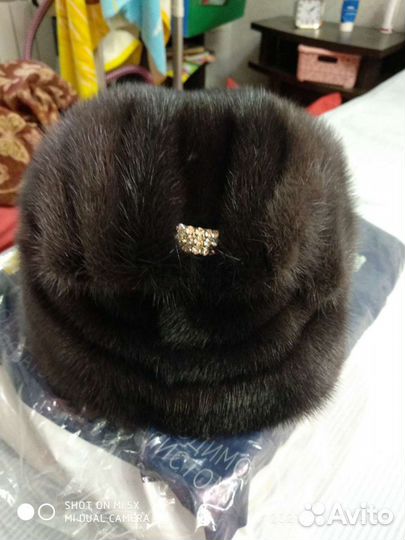 Шапка из меха норки