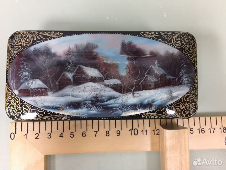 Шкатулка папье маше