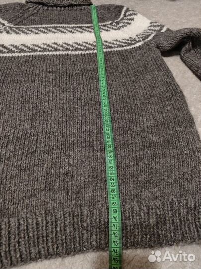 Суперский Новый свитер ручной вязки шерсть 100