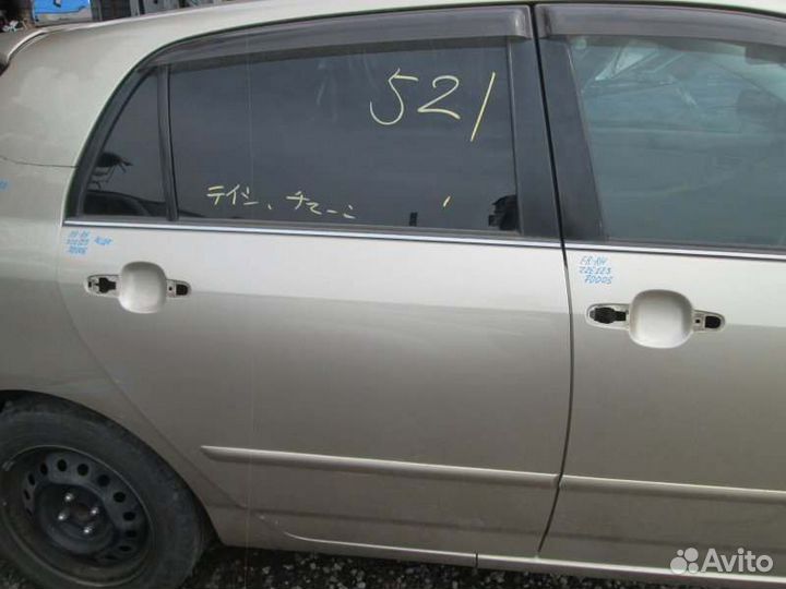 Дверь задняя правая Toyota Allex ZZE123 2ZZ-GE