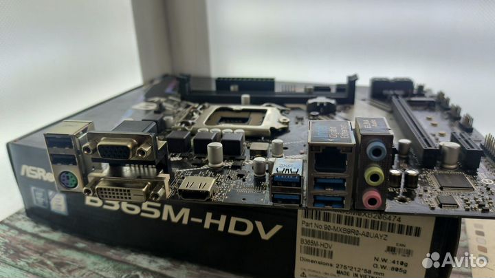 Материнская плата ASRock B365M-HDV 1151v2