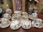 Винтажный чайный сервиз Кремгэсовский фарфор СССР