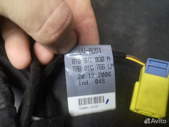 Проводка двери Audi A4 B8, A5 8T