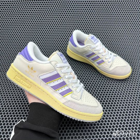 Adidas Centennial 85 Low Crystal White Silver Viol