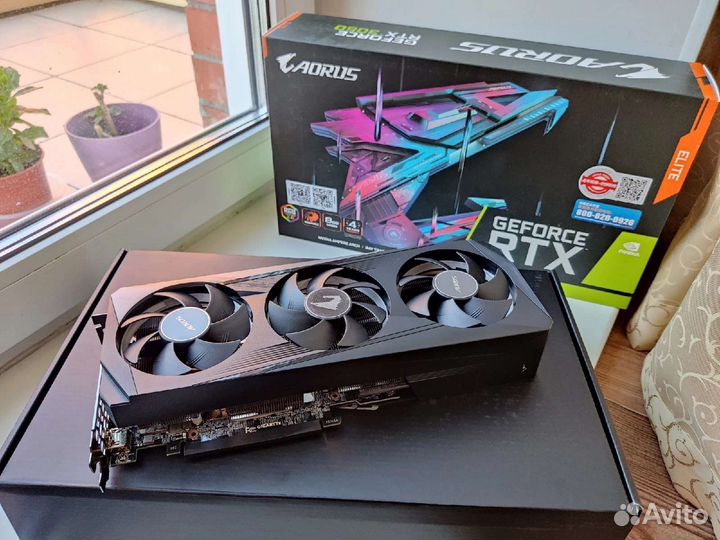 Видеокарта RTX 3050 Aorus Elite