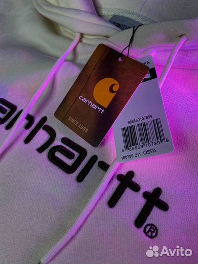 Худи Carhartt персиковый в наличии