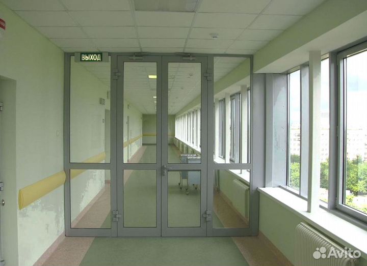 Противопожарные алюминиевые перегородки