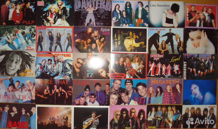 Открытки звёзд рок и поп музыки