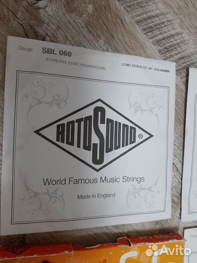 Струны swing bass made in England