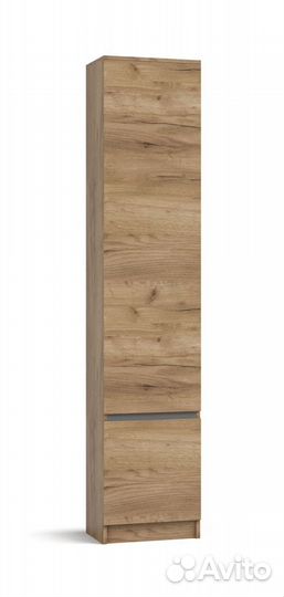 Шкаф Сплит 40 Крафт табачный, Серый графит