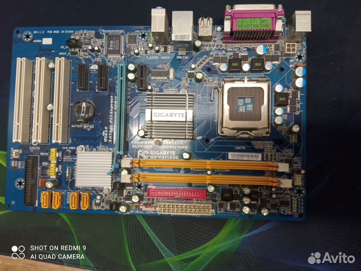 Материнская плата gigabyte ga-p31-s3g(Rev.1.0)
