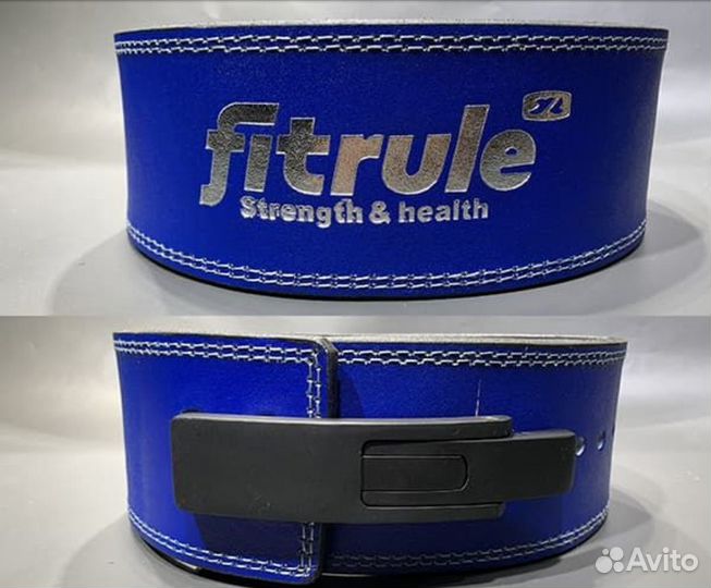 Fitrule ремень атлетический С карабином (синий)