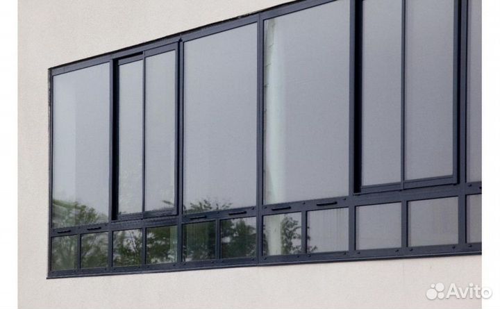 Окно алюминиевое