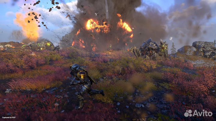 Helldivers 2 PS5, русские субтитры