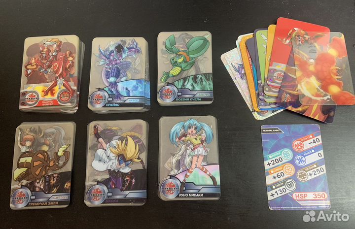 Карточки Бакуган прозрачные