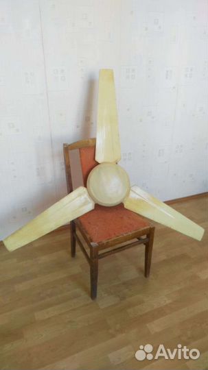 Вентилятор СССР потолочный впк-15 «зепюр»