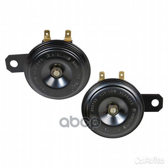 Сигнал звуковой дисковый 72мм 350/420Гц 118дБ 12В