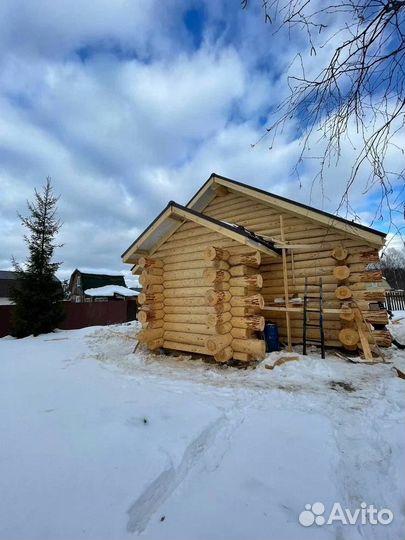 Срубы домов и бань