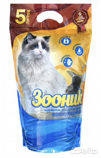 Комкующийся наполнитель Зооник