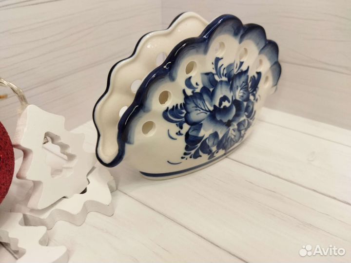 Салфетница Гжель