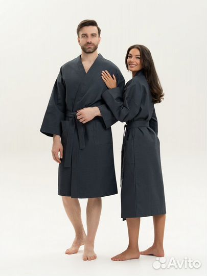 Халат банный вафельный Артикул 881 - 878