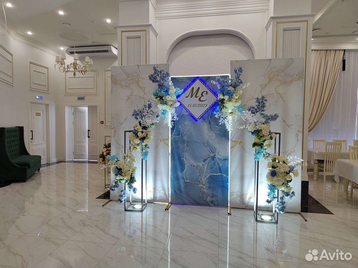 Фотозоны на свадьбу, юбилей, годовасье