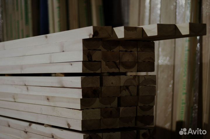 Производственный брус из лиственницы