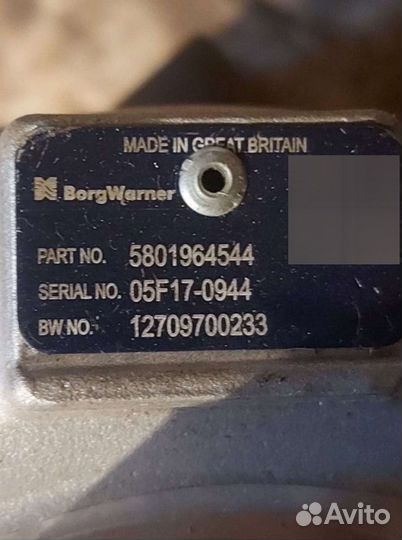 Турбина Borg Warner