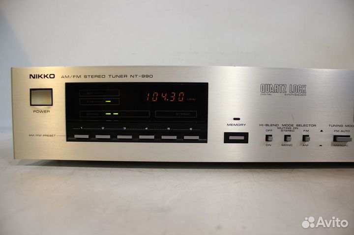 Nikko NT-990 Стерео Тюнер Japan