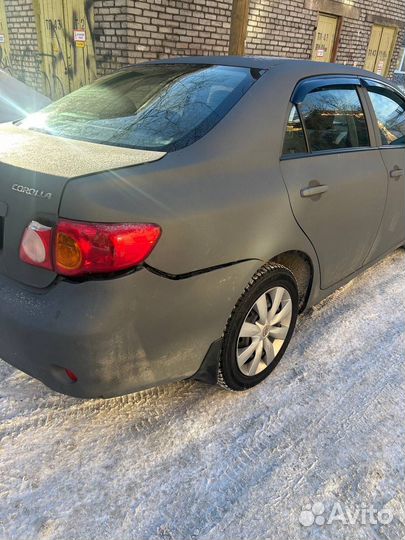 Toyota Corolla 1.6 МТ, 2008, битый, 184 500 км