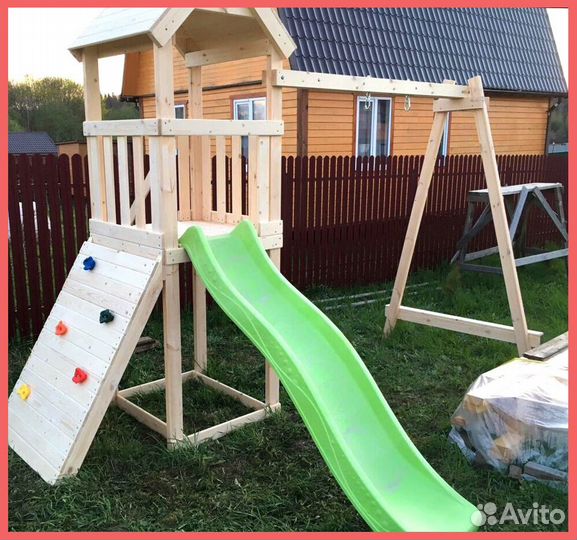 Детский игровой комплекс с горкой