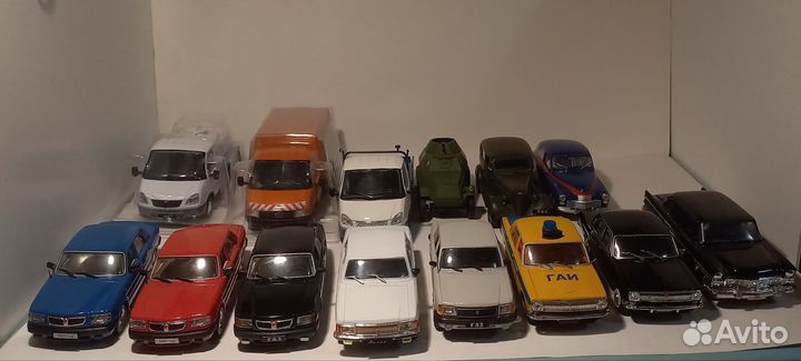 Модель газ 1:43 deagostini Наш автопром