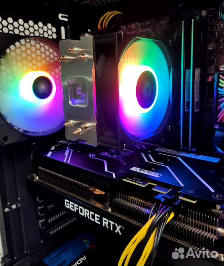 Игровой компьютер в сборе + монитор i5 + rtx3070